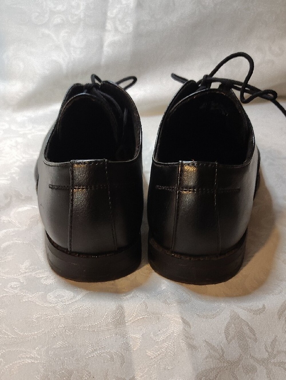 Sonoma Black Kids Dress Shoes Lace-Up Oxfords - Picture 5 of 7